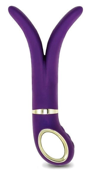 Gvibe G Vibe Massager Dual Stimulation Vibrator with 6 Functions - - Metal Vibrators