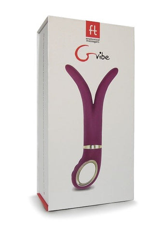 Gvibe G Vibe Massager Dual Stimulation Vibrator with 6 Functions - Metal Vibrators