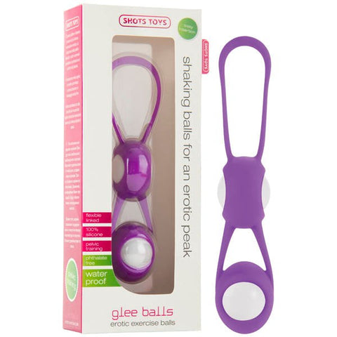 Shots Toys Glee Balls Kegel Exercise System with Weighted Internal Spheres - Rabbit Vibrators