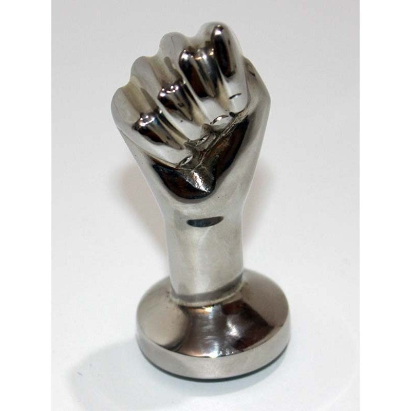 Hells Couture Handy Many Medium Crystal Fist Medical Grade Steel Anal Toy - - Rabbit Vibrators