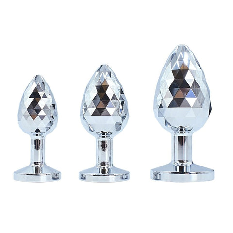 Hells Couture Helix Jewelled Small Anal Plug with Faceted Steel Design - G-Spot Vibrators