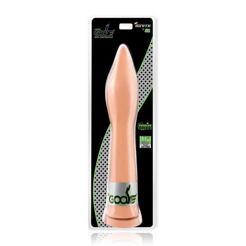 SI Novelties Ignite Large Goose Dildo with Suction Cup Base - - G-Spot Vibrators