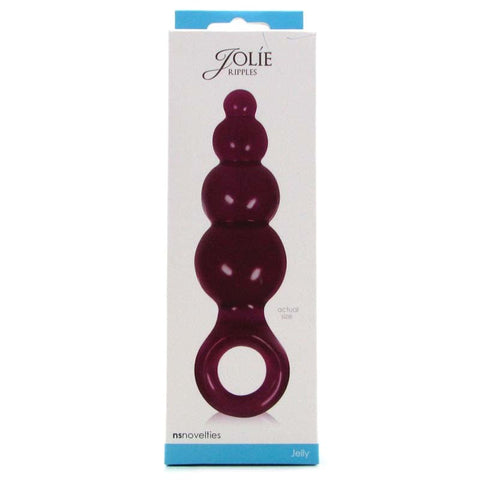 NS Novelties Jolie Ripples Medium Dildo with Textured Ridges - Butt Plugs