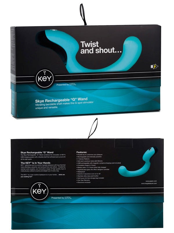 California Exotics Key by Jopen Skye G Spot Vibrator - - Luxury Sex Toys