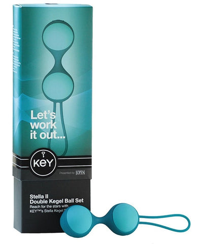California Exotics Key Stella II Double Kegal Ball Set for Pelvic Floor - Love Eggs and Kegel Exercisers