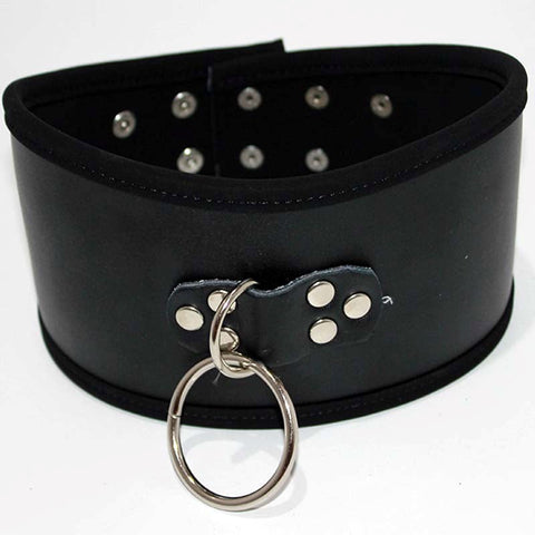 BDStyle Kitty Play Posture Collar Premium BDSM Restraint with O Ring - Fancy Dress Ups