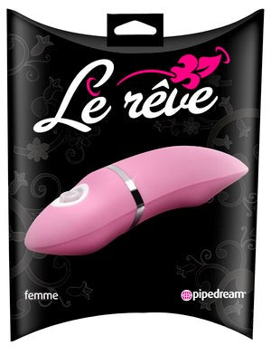 Pipedream Products Le Reve Femme Curved Multi Functions G Spot Vibrator - Rabbit Vibrators