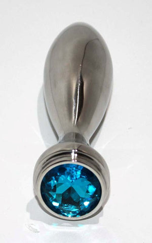 Hells Couture Little Boy Jewelled Small Anal Plug Medical Grade Steel - Love Eggs and Kegel Exercisers