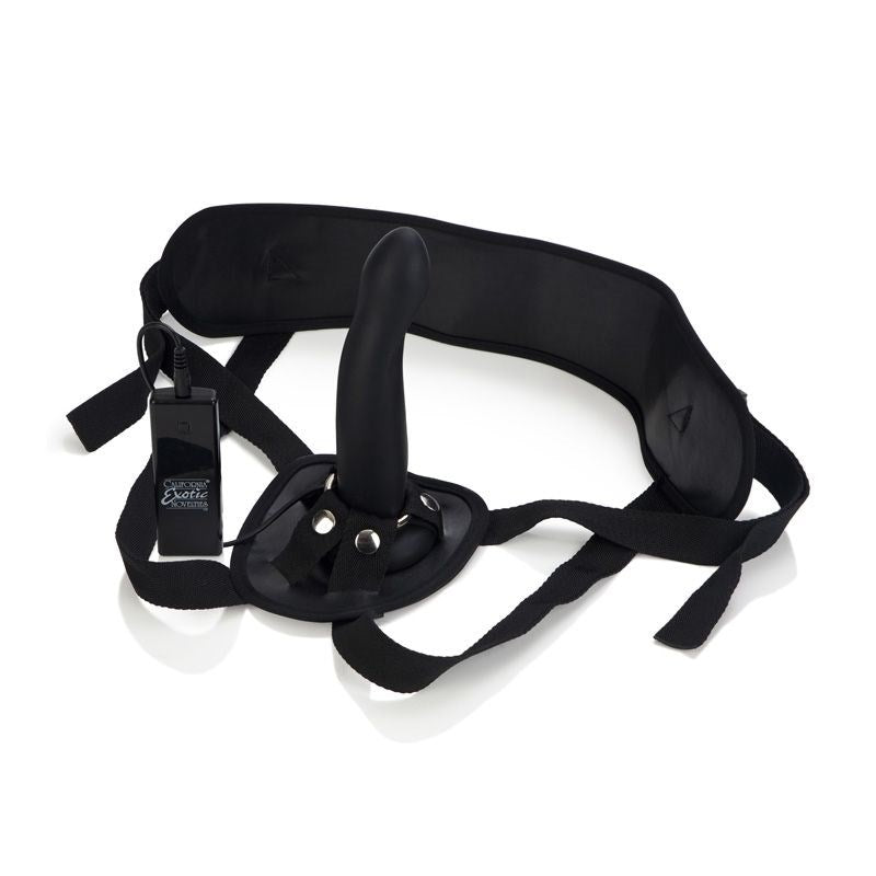 California Exotics Love Rider 10 Function G Caress Strap On Vibrator - - Luxury Sex Toys