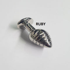 Magic Mushie Anal Delight With Gems Medium - - Butt Plugs
