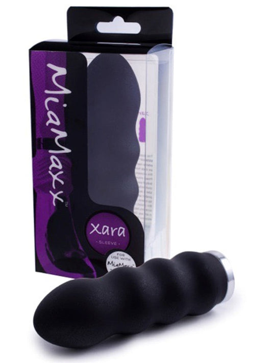 MiaMaxx Xara Rippled Adult Vibrator Sleeve with Textured Stimulation - - Realistic Dildos