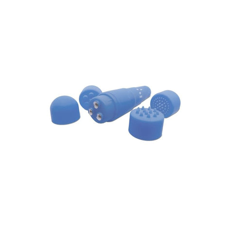 Pipedream Neon Luv Touch Mini Mite Vibrator with Four Interchangeable Heads - Fancy Dress Ups
