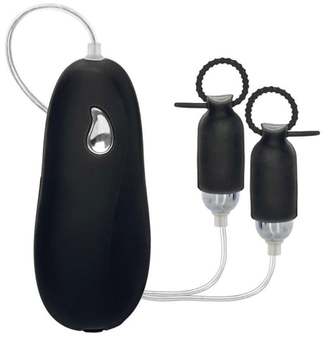 California Exotics Nipple Play Silicone Vibrating Nipple Pleasurizers - Rabbit Vibrators