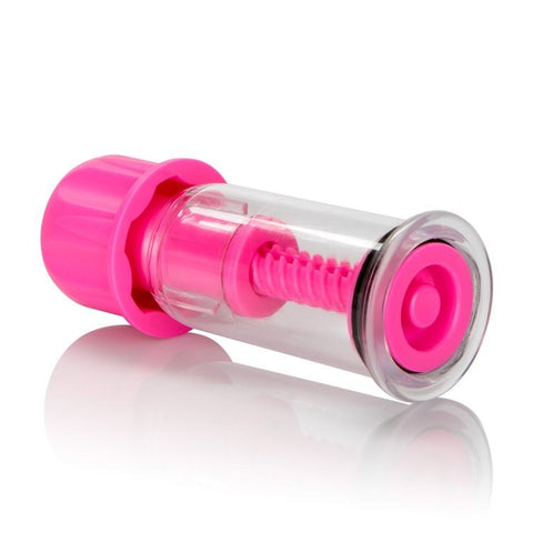 California Exotics Nipple Play Vacuum Twist Suckers with Adjustable Suction - Steel Sex Toys