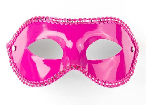 Shots Toys OUCH! Mask for Party Premium Wet Look Vinyl Masquerade Mask - Fancy Dress Ups