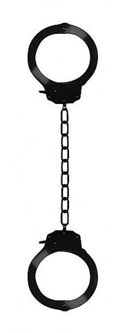 Shots Toys OUCH! Pleasure Legcuffs Premium Leather Restraint Set - Cuffs and Restraints