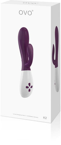 Xgen Products OVO K2 Rabbit Dual Action Vibrator with G Spot Targeting - Rabbit Vibrators