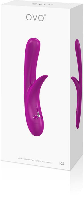 Xgen Products OVO K4 Rabbit Dual Action Clitoral Stimulator Vibrator - - Waterproof Vibrators