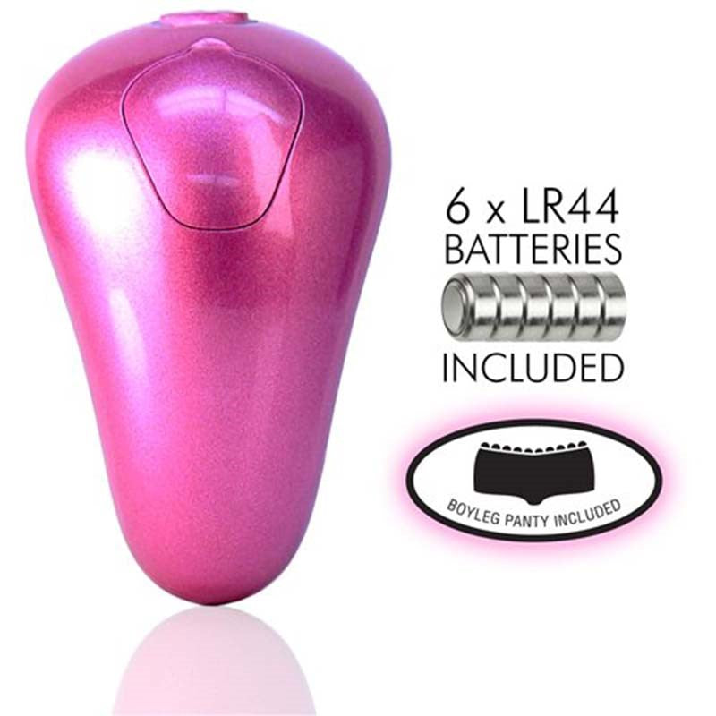 BMS Factory Pantyvibe Boyleg Extra Large Wearable Vibrator Purple - - Breast and Nipple Toys