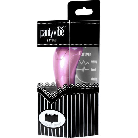 BMS Factory Pantyvibe Boyleg Medium Wearable Vibrator with Remote Control - Finger and Tongue Vibrators