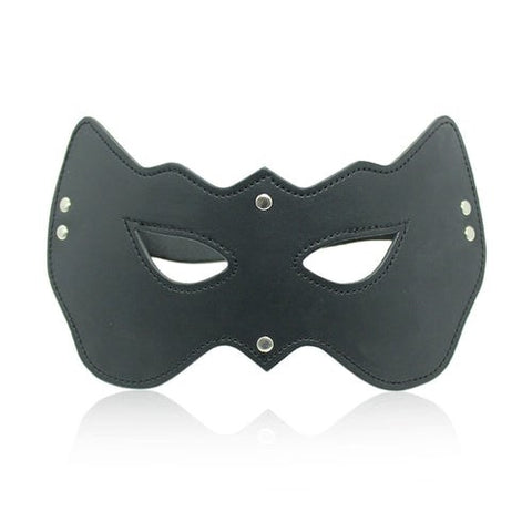BDStyle Peeking Bondage Mask Premium Leather Sensory Restriction - Non-Realistic Dildos