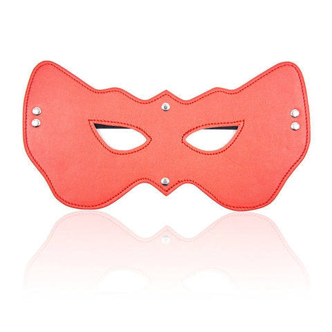 BDStyle Peeking Bondage Mask Premium Leather Sensory Restriction - Non-Realistic Dildos
