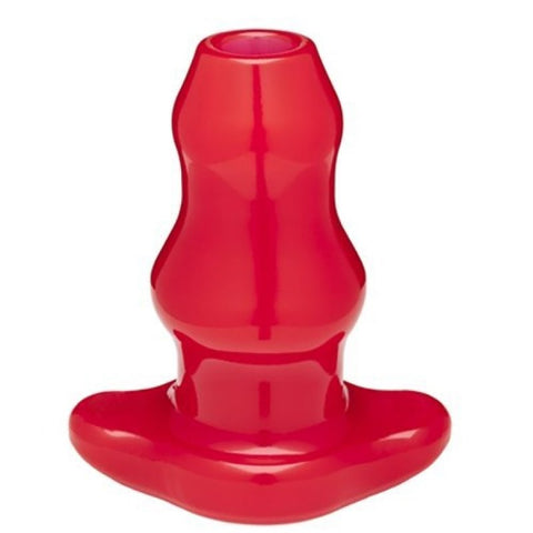 Perfect Fit Double Tunnel Plug Medium Hollow Core Anal Stimulation - Butt Plugs