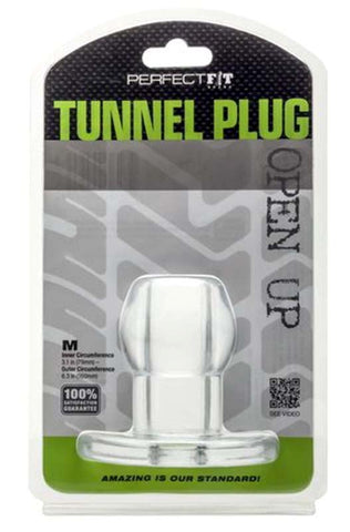 Perfect Fit Tunnel Plug Medium Hollow Core Butt Plug for Advanced Anal Play - Butt Plugs