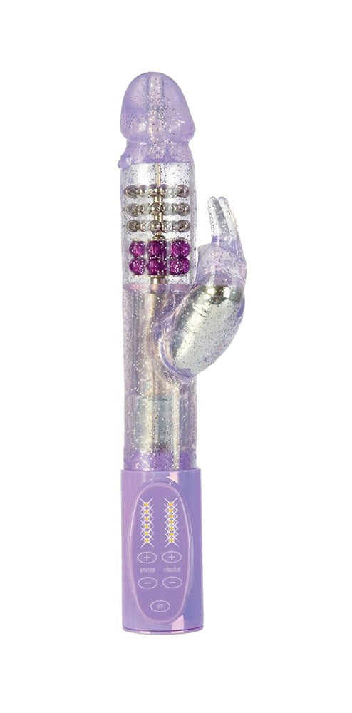California Exotics Petite Thrusting Jack Rabbit G Spot Massager - Steel Sex Toys