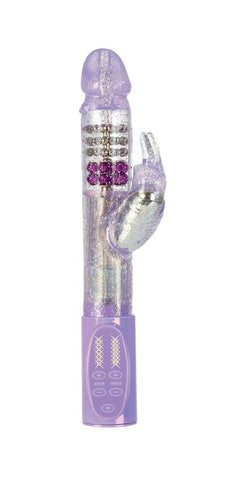 California Exotics Petite Thrusting Jack Rabbit G Spot Massager - Steel Sex Toys