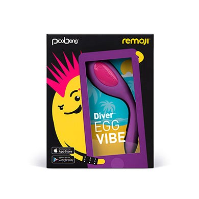 Lelo PicoBong Remoji Diver App Controlled Egg Vibrator Bluetooth Remote - Luxury Sex Toys