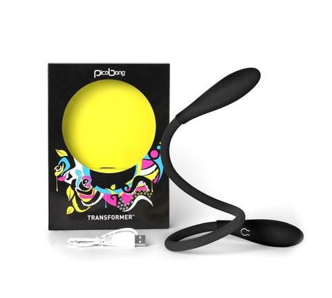 Lelo PicoBong Transformer Multi Position Flexible Vibrator - Steel Sex Toys
