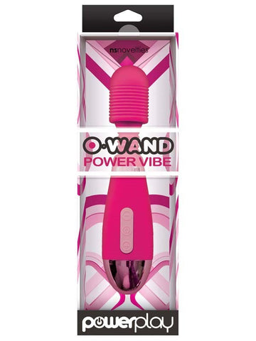 NS Novelties Powerplay O Wand Compact Wand Vibrator with 35 Speed Combinations - Strap On Sextoys