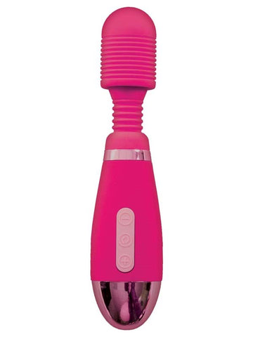 NS Novelties Powerplay O Wand Compact Wand Vibrator with 35 Speed Combinations - Strap On Sextoys