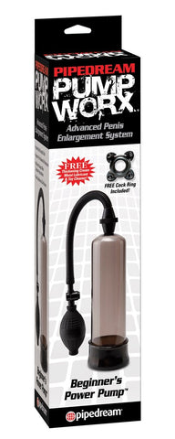Pipedream Products Pump Worx Beginners Penis Power Pump with Vacuum Chamber - Penis Pumps And Stretchers