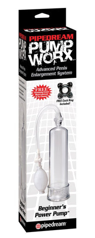 Pipedream Products Pump Worx Beginners Penis Power Pump with Vacuum Chamber - Penis Pumps And Stretchers
