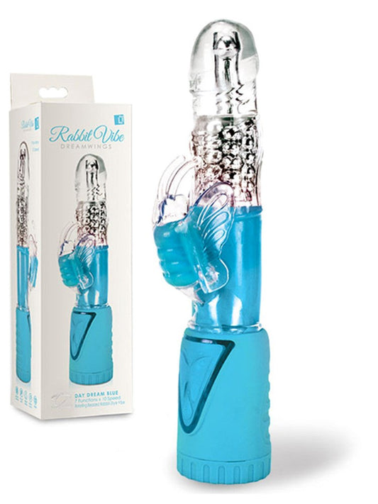 Topco Rabbit Vibe Dreamwings Dual Motor Rabbit Vibrator - - Rabbit Vibrators