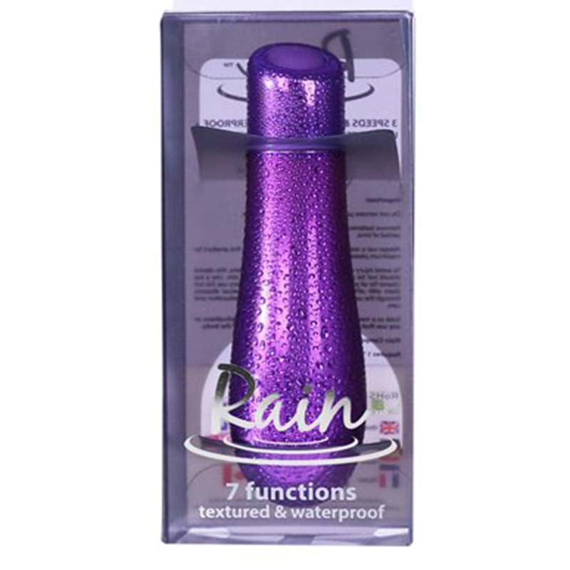 BMS Factory BMS Rain Powerful 3 Inch Textured Intimate Massager Bullet Vibrator - - G-Spot Vibrators