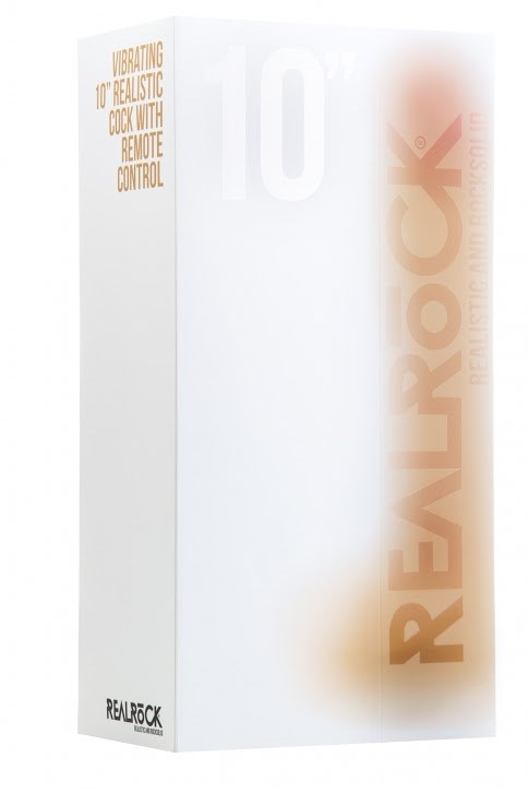 Shots Toys Real Rock Vibrating 10 Realistic Cock With Scrotum Dildo - - Vibrating Dildos