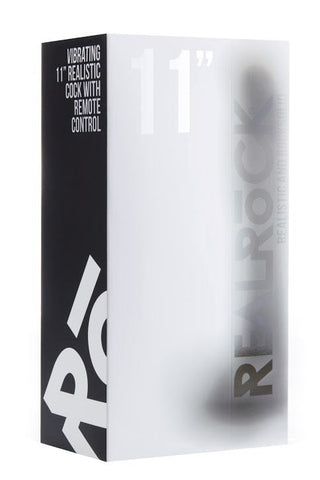 Shots Toys Real Rock Vibrating 11 Realistic Cock With Scrotum Dildo - Vibrating Dildos