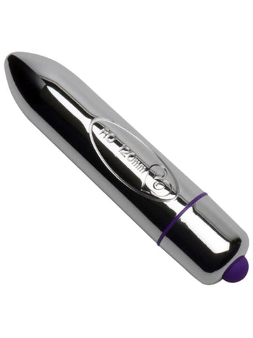Rocks Off 120mm Bullet Vibrator with 10 Vibration Settings - Steel Sex Toys