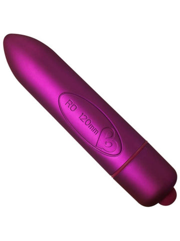 Rocks Off 120mm Bullet Vibrator with 10 Vibration Settings - Steel Sex Toys