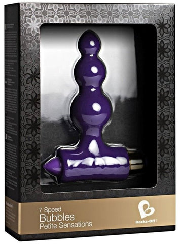 Rocks Off Petite Sensations Bubbles Anal Vibrator with Removable Bullet - Novelty Vibrators