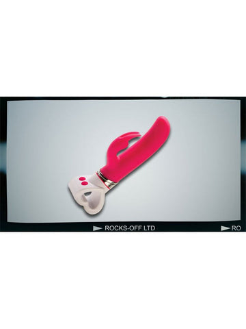 Rocks Off Roxy Rabbit Dual Motor Rabbit Vibrator with G Spot Stimulation - Bullet Vibrators