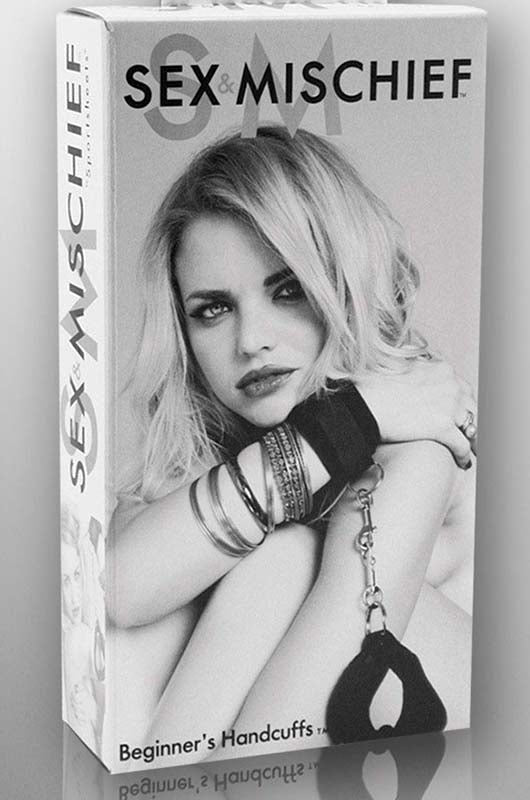 Sportsheets Sex & Mischief Beginners Handcuffs Comfort Style Restraint - - Cuffs and Restraints