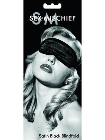 Sportsheets Sex & Mischief Satin Blindfold for Sensory Play - Masks And Blindfolds