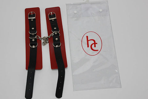 Hells Couture Simple Wrist or Ankle Cuffs With Studs for Bondage Play - Cuffs and Restraints