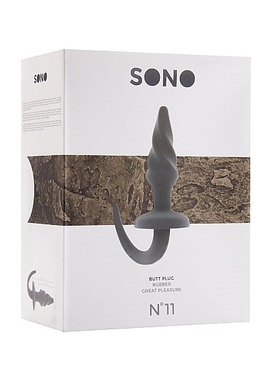 SONO No. 11 Butt Plug 6 Inches with Perineum Massager - - Butt Plugs