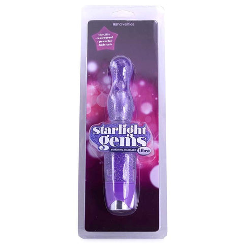 NS Novelties Starlight Gems Libra Customizable Vibrating Massager Multi Speed - Clit Ticklers and Pulsators