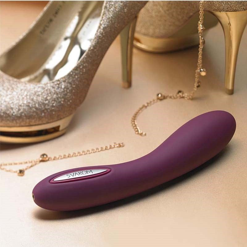 Svakom Leo Multi Functions Waterproof G Spot Vibrator with Intelligent Mode - - Rabbit Vibrators